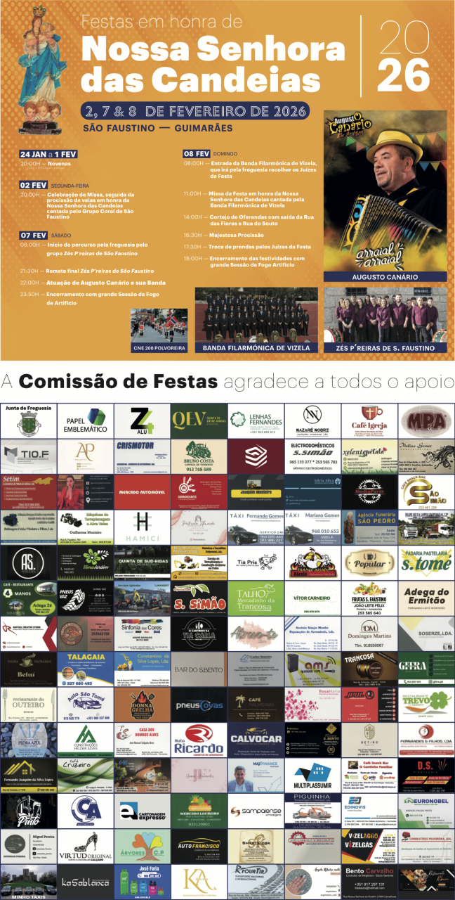 Festa Nossa Senhora das Candeias 2026